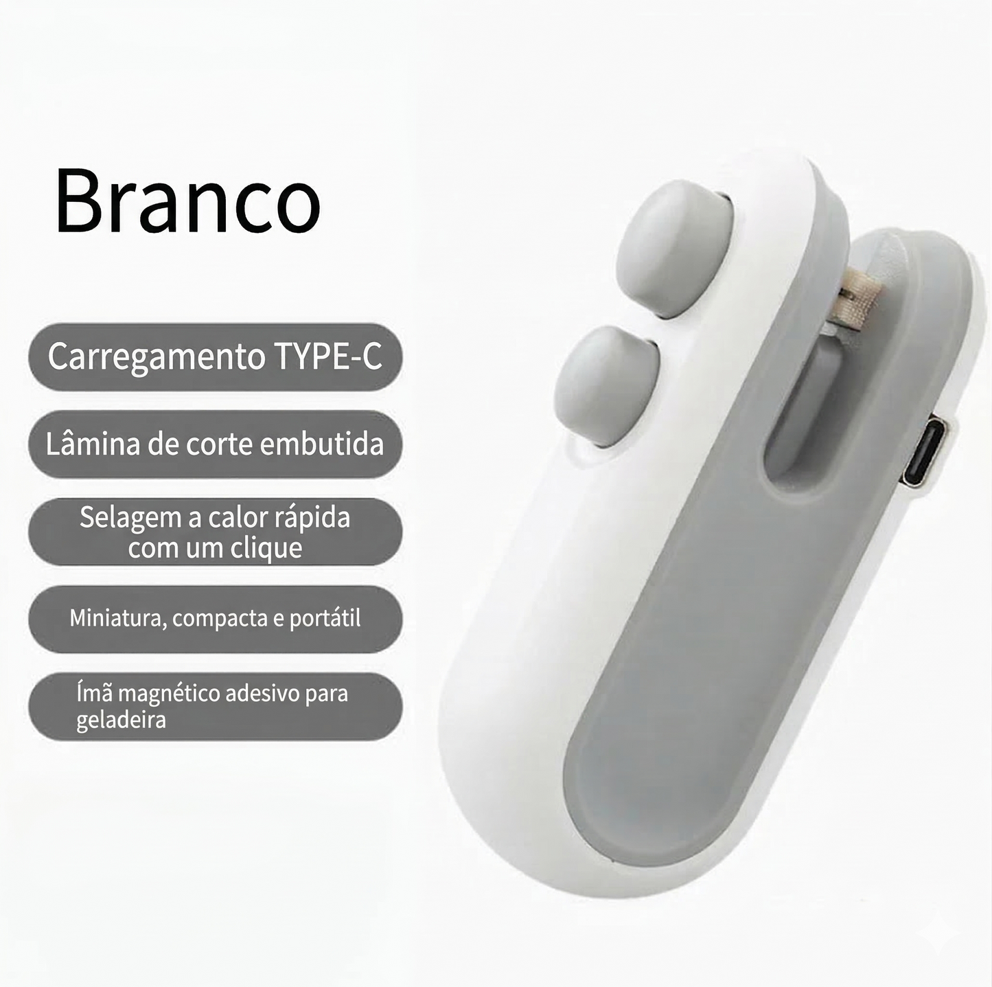 Mini Seladora Portátil USB 2 em 1