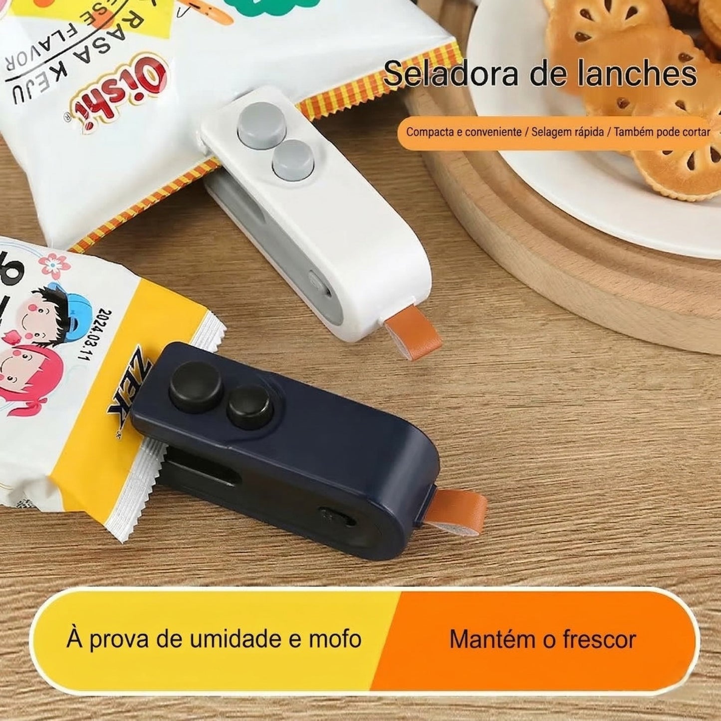 Mini Seladora Portátil USB 2 em 1
