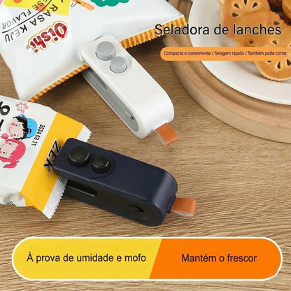 Mini Seladora Portátil USB 2 em 1
