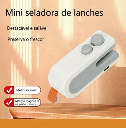 Mini Seladora Portátil USB 2 em 1
