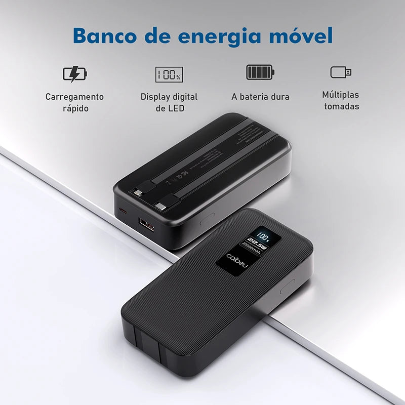 Power Bank 20.000mAh Ultra Rápido