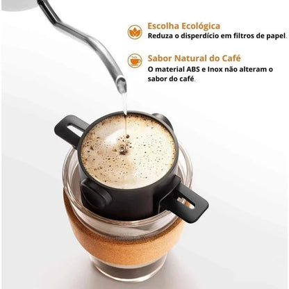 Filtro de Café Inteligente: Portátil e Reutilizável