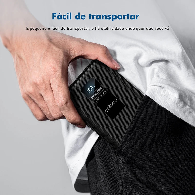Power Bank 20.000mAh Ultra Rápido